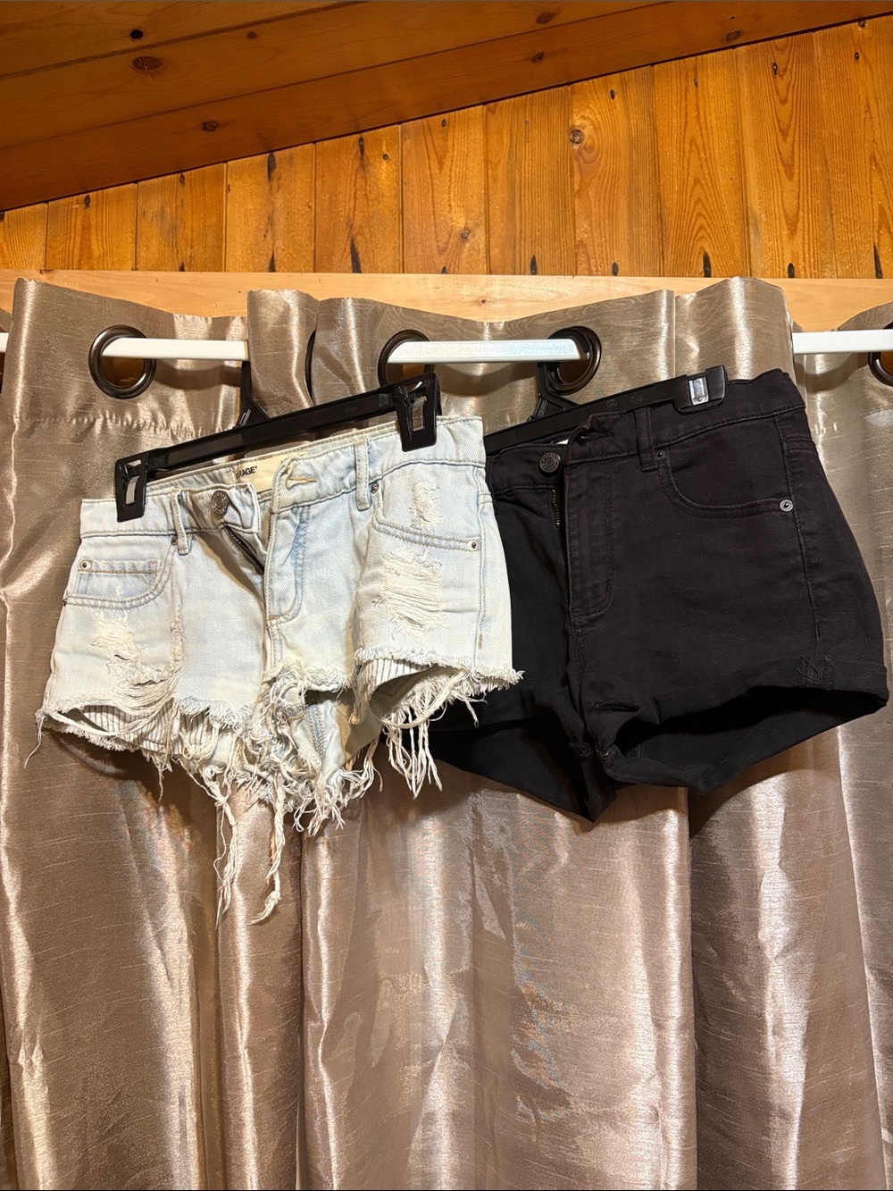 Garage Denim Shorts 2 pairs bundle